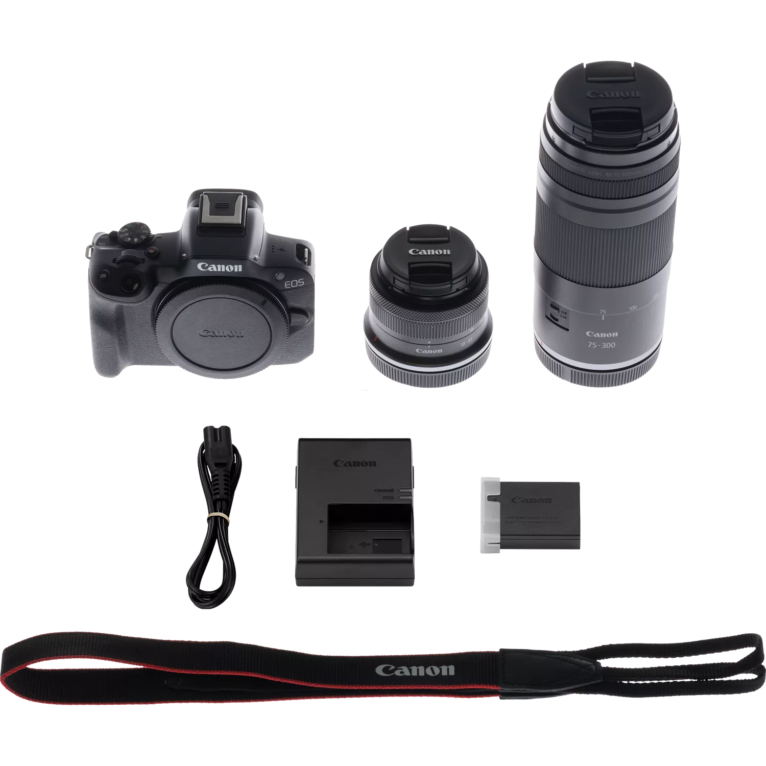Canon EOS R50 RF-S 18-45mm + 75-300mm Lens Kit