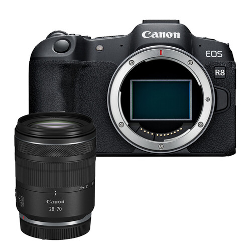 Canon EOS R8 28-70mm f/2.8 IS STM Kit Aynasız Fotoğraf Makinası