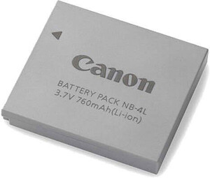 Canon - Canon NB-4L Şarj Edilebilir Batarya Canon - Canon NB-4L Şarj Edilebilir Batarya