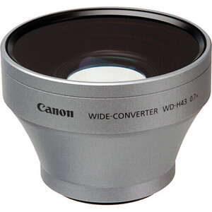 Canon - Canon WD-H43 43mm 0.7x Geniş Açı Dönüştürücü Lens