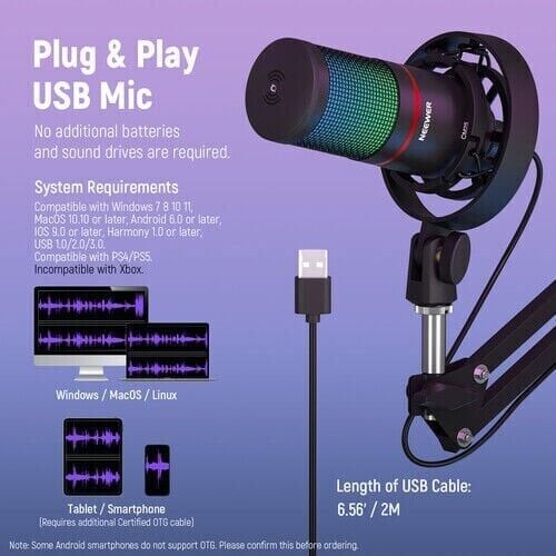 CM-25 Podcast USB Mikrofon Seti