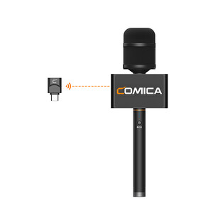 COMICA Revo S Kablosuz EL Mikrofonu USB-C Girişli Telefonlar için - Thumbnail