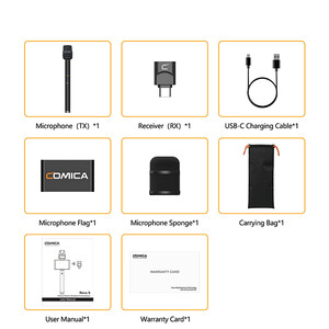 COMICA Revo S Kablosuz EL Mikrofonu USB-C Girişli Telefonlar için - Thumbnail