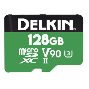 Delkin - Delkin 128GB Power UHS-II (V90) Micro SD Hafıza Kartı Delkin - Delkin 128GB Power UHS-II (V90) Micro SD Hafıza Kartı