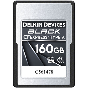 Delkin - Delkin 160GB BLACK CFexpress Type A Hafıza Kartı Delkin - Delkin 160GB BLACK CFexpress Type A Hafıza Kartı