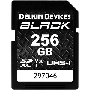 Delkin - Delkin 256GB Black UHS-I v30 SDXC Hafıza Kart Delkin - Delkin 256GB Black UHS-I v30 SDXC Hafıza Kart