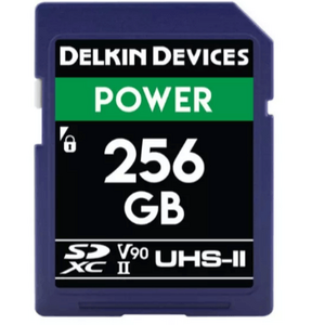 Delkin - Delkin 256GB Power SDXC UHS-II 2000X (V90) Hafıza Kartı
