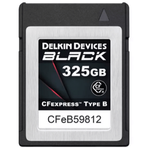 Delkin - Delkin 325GB Black CFexpress Tip B Hafıza Kartı Delkin - Delkin 325GB Black CFexpress Tip B Hafıza Kartı