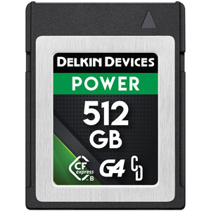 Delkin - Delkin 512GB POWER CFexpress Type B Hafıza Kartı Delkin - Delkin 512GB POWER CFexpress Type B Hafıza Kartı