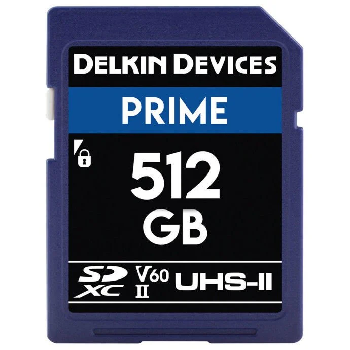 Delkin - Delkin 512GB Prime UHS-II SDXC (V60) Hafıza Kartı Delkin - Delkin 512GB Prime UHS-II SDXC (V60) Hafıza Kartı