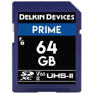 Delkin - Delkin 64GB Prime UHS-II SDXC (V60) Hafıza Kartı Delkin - Delkin 64GB Prime UHS-II SDXC (V60) Hafıza Kartı