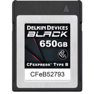Delkin - Delkin 650GB Black CFexpress Tip B Hafıza Kartı Delkin - Delkin 650GB Black CFexpress Tip B Hafıza Kartı