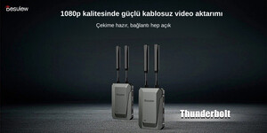 Desview Thunderbolt 1080p Kablosuz Görüntü Aktarıcı (TX/RX) Combo - Thumbnail