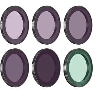 Freewell - DJI ACTION 4 ALL DAY- 6PACK ND8, ND16, ND32