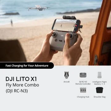 DJI - DJI Lito X1 Fly More Combo (DJI RC-N3)