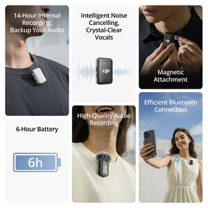 DJI Mic 2 Transmitter (Shadow Black) - Thumbnail