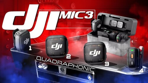 DJI Mic 3 Dörtlü Kit (4 TX + 1 RX + Şarj Kutusu)