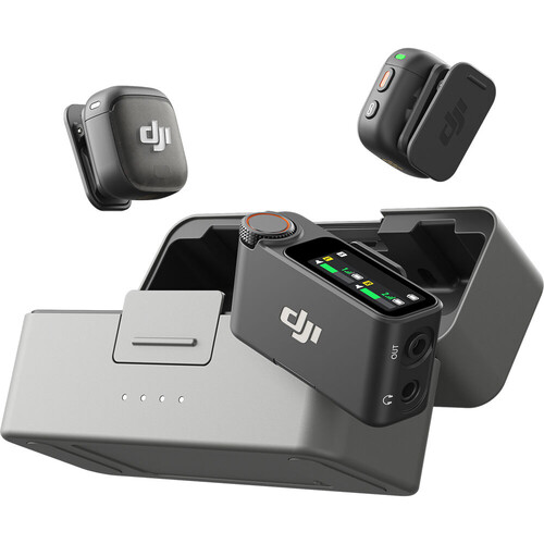 DJI Mic 3 Kablosuz Mikrofon Seti (2 Kişilik)