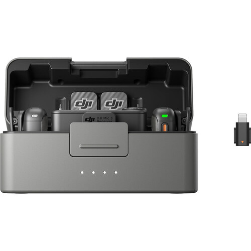 DJI Mic 3 Kablosuz Mikrofon Seti (2 Kişilik)