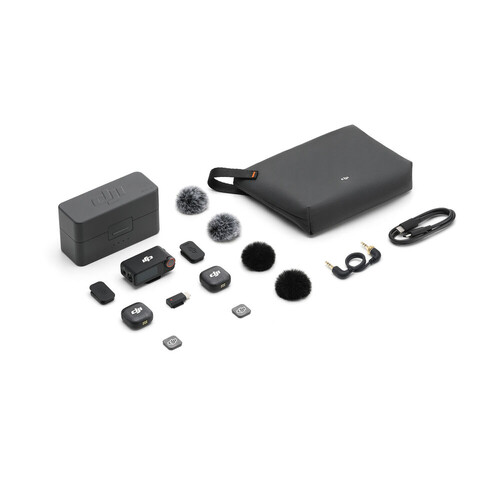 DJI Mic 3 Kablosuz Mikrofon Seti (2 Kişilik)