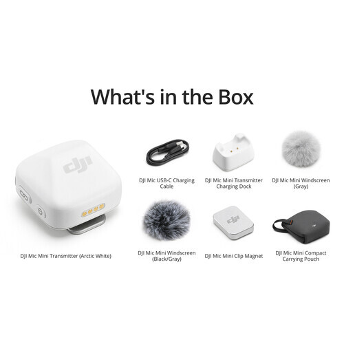 DJI Mic Mini Verici (Beyaz)