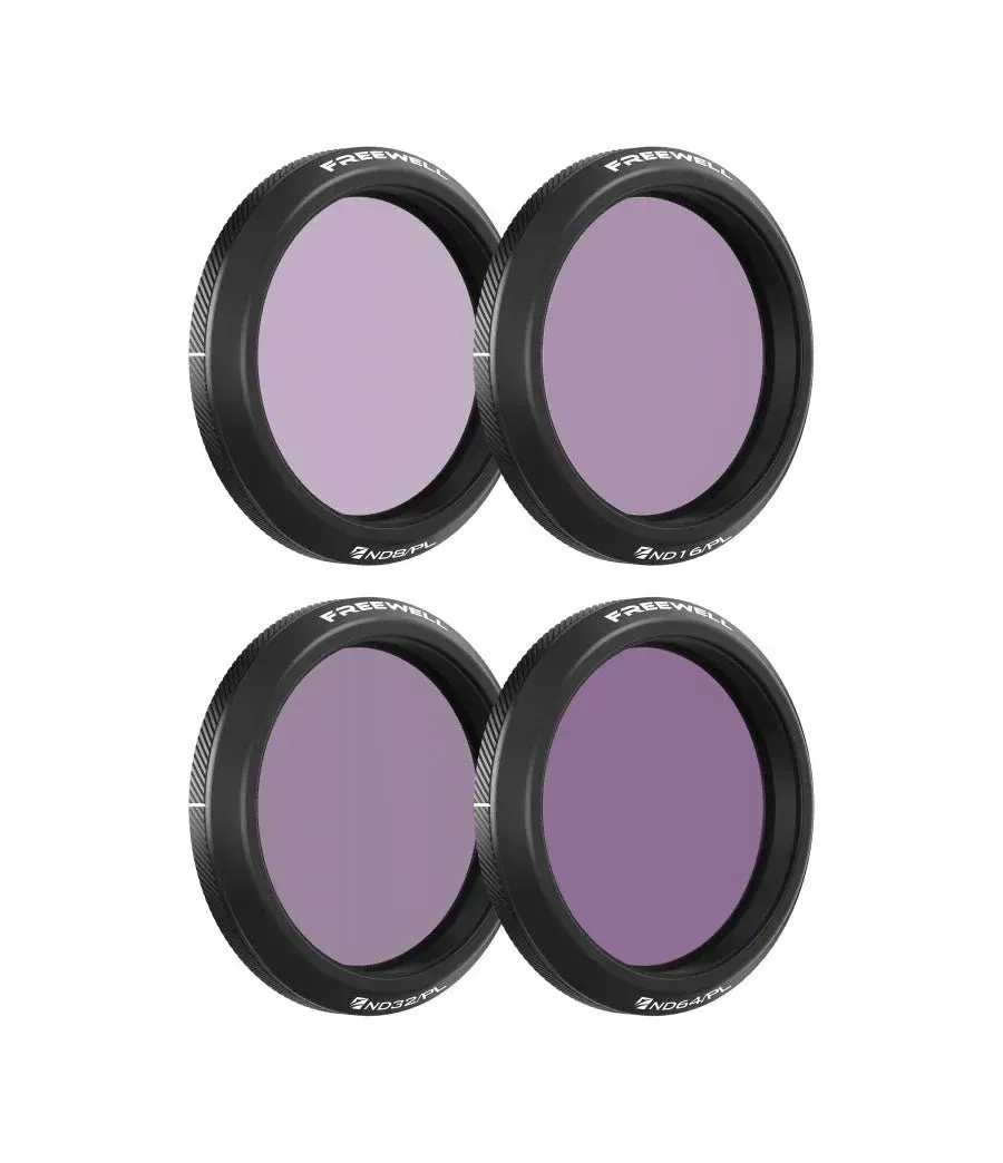 Freewell - DJI Osmo Action 5 Pro ND/PL Filters 4Pack