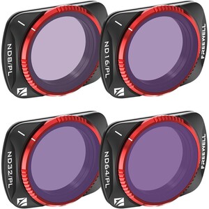 Freewell - DJI OSMO POCKET 3 - BRIGHT DAY - 4 PACK ND8/PL, ND16/PL, ND32/PL, ND64/PL