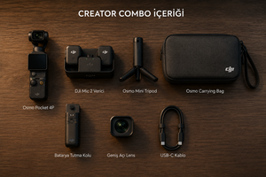 DJI Osmo Pocket 4P Pro Creator Combo - Thumbnail