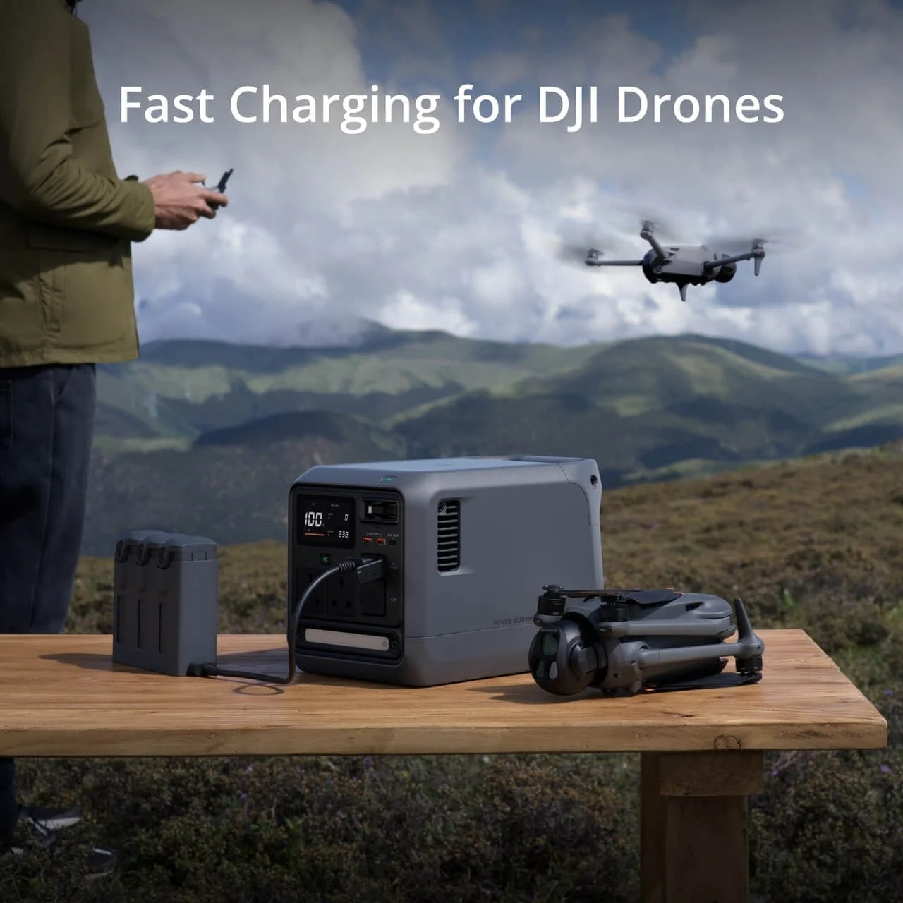 DJI POWER 1000 Mini 1008 Wh Taşınabilir Güç İstasyonu - Thumbnail
