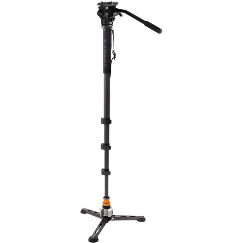 E-Image MFC700 Carbon Fiber Monopod + 610FH Fluid Head