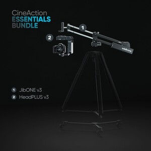 Edelkrone - Edelkrone CineAction Bundle JibONE v3 Kompakt Sinematik Hareket Seti (HeadPLUS v3 - Essentials)