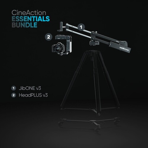 Edelkrone CineAction Bundle JibONE v3 Kompakt Sinematik Hareket Seti (HeadPLUS v3 - Essentials)