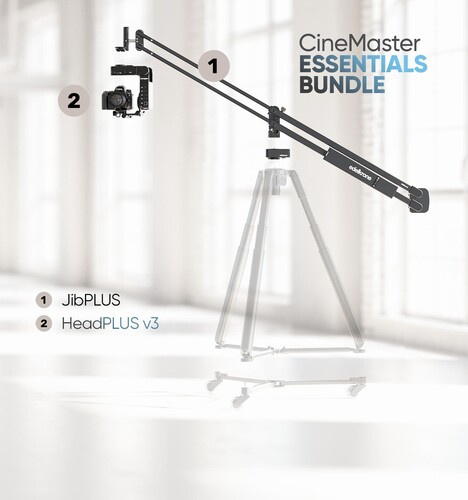 Edelkrone CineMaster Bundle JibPLUS ve HeadPLUS Sinematik Hareket Kontrol Sistemi (HeadPLUS v3 - Essentials)