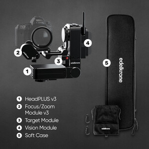 Edelkrone - Edelkrone HeadPLUS Complete Bundle HeadPLUS Motorlu Kamera Kafası Tam Modül Seti (Standard)