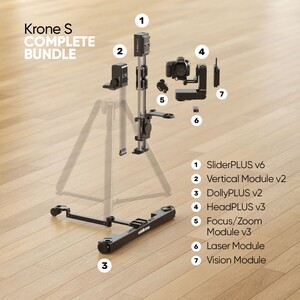 Edelkrone - Edelkrone Krone S Bundle Dikey Slider ve DollyPLUS HyperAxial Hareket Sistemi (Complete)
