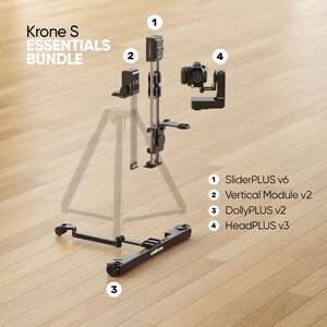 Edelkrone - Edelkrone Krone S Bundle Dikey Slider ve DollyPLUS HyperAxial Hareket Sistemi (Essentials)