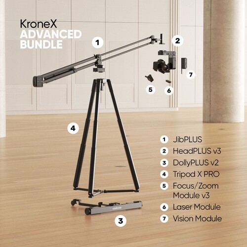 Edelkrone Krone X Bundle 6 Eksen Senkronize Hareket Kontrol Sistemi (JibPLUS - Advanced)