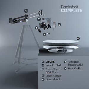 Edelkrone - Edelkrone PackShot MASTER Bundle Profesyonel Ürün Sinematografisi Hareket Kontrol Sistemi (JibONE - Complete)