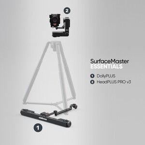 Edelkrone - Edelkrone SurfaceMaster Bundle DollyPLUS ve HeadPLUS Zemin Hareketli Takip Sistemi (HeadPLUS PRO - Essentials)