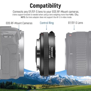 EF-EOSR CANON EF - RF AF Lens Adaptörü - Thumbnail