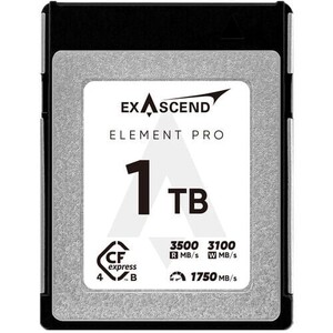 ExAscend - Exascend 1TB Element Pro CFexpress 4.0 Type B Hafıza Kartı 3500Mbs okuma / 3100Mbs yazma