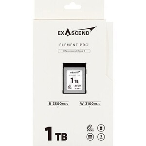Exascend 1TB Element Pro CFexpress 4.0 Type B Hafıza Kartı 3500Mbs okuma / 3100Mbs yazma - Thumbnail