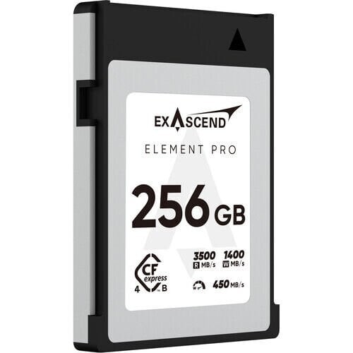 Exascend 256GB Element Pro CFexpress 4.0 Type B Hafıza Kartı 3500 Mb/S Okuma - 1400 Mb/s Yazma Hızı