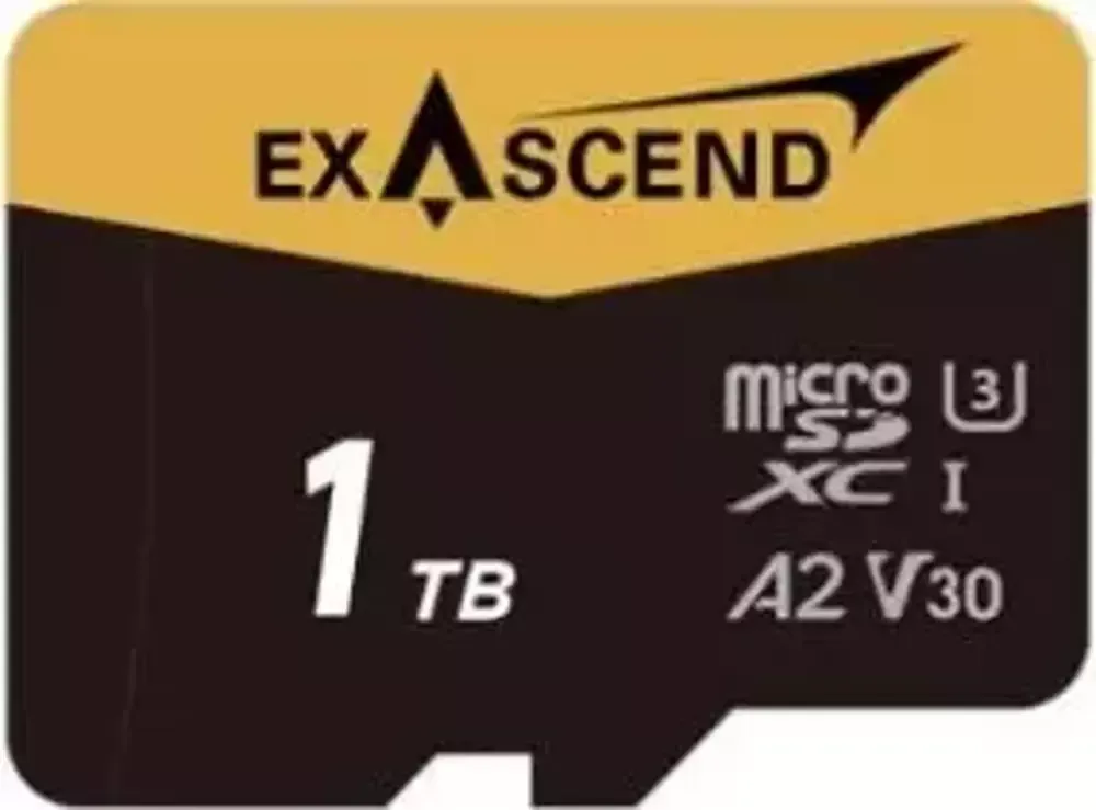 Exascend - Exascend Catalyst microSD V30, A2 1TB, w/ adapter - 175MB/S Read -150MB/S Write