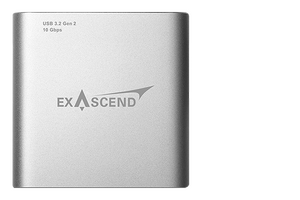 Exascend CFexpress Type B/SD Express/SD/microSD card reader (4in1) - Thumbnail