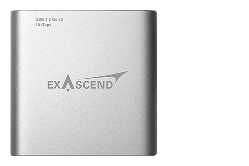 Exascend CFexpress Type B/SD Express/SD/microSD card reader (4in1)