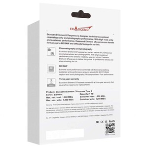 Exascend Element 1TB CF Express Type B - Thumbnail