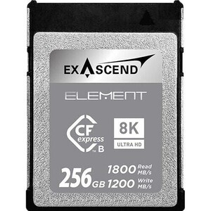 Exascend - Exascend Element 256GB CF Express Type B Exascend - Exascend Element 256GB CF Express Type B