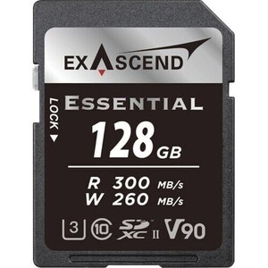 Exascend - Exascend Essential 128 GB V90 UHS II SD 300Mb/S Read - 260Mb/S Write