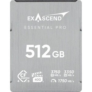 Exascend Essential Pro 512GB CF Express 4.0 Type B Hafıza Kartı - Thumbnail